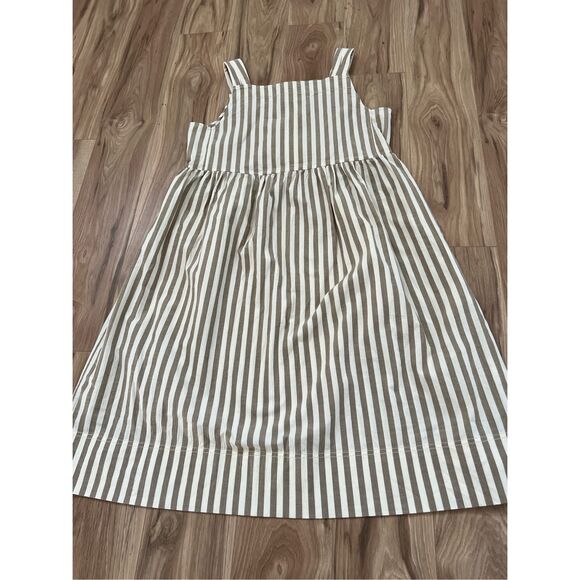 Everlane Striped Midi Dress in White and Tan - Picture 12 of 12